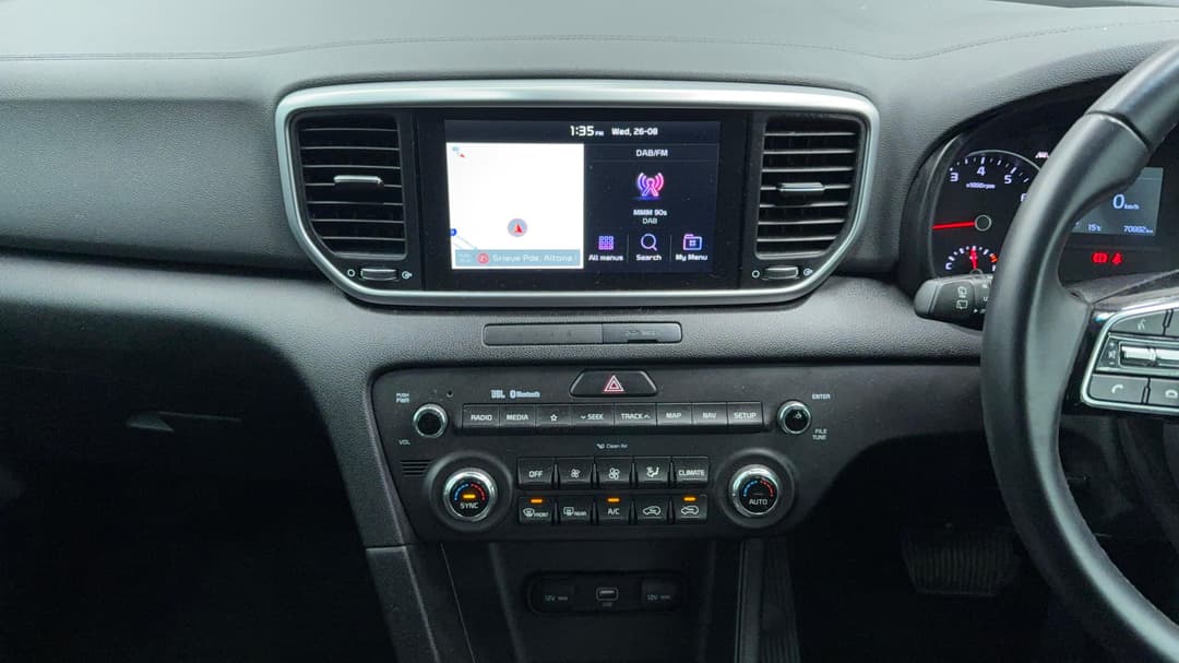2020 Kia Sportage Sx (FWD), Automatic, 70882 km, Center Console