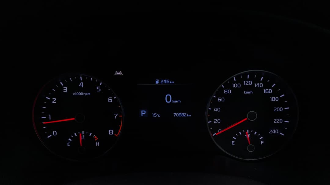 2020 Kia Sportage Sx (FWD), Automatic, 70882 km, Odometer View