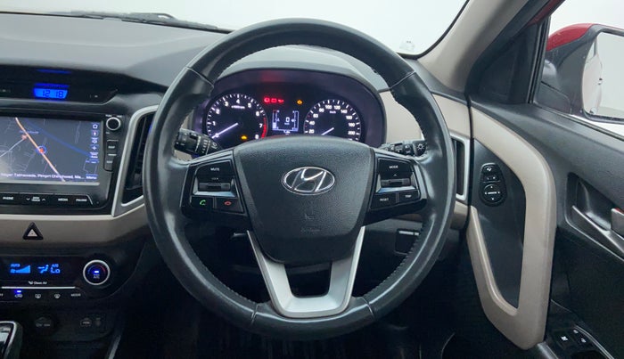 2017 Hyundai Creta 1.6 SX PLUS AUTO PETROL, Petrol, Automatic, 31,602 km, Steering Wheel Close-up