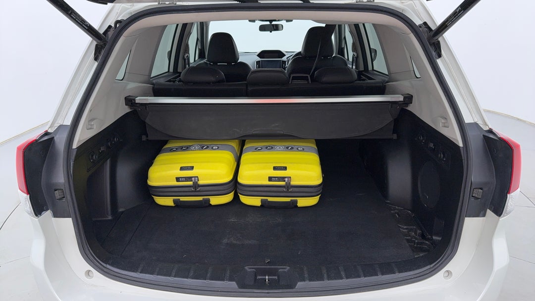 Boot Inside View with Luggage