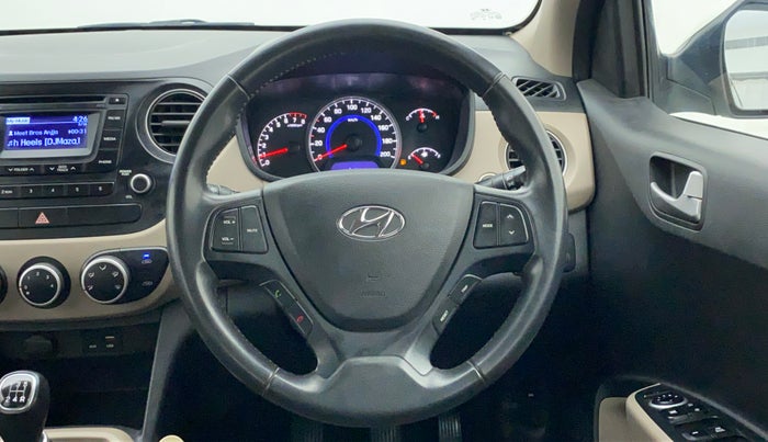 2016 Hyundai Grand i10 ASTA (O) 1.2 KAPPA VTVT, Petrol, Manual, 32,353 km, Steering Wheel Close Up
