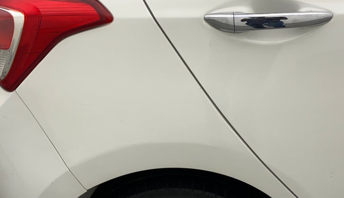 2016 Hyundai Grand i10 ASTA (O) 1.2 KAPPA VTVT, Petrol, Manual, 32,353 km, Right quarter panel - Minor scratches
