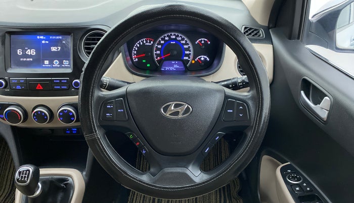 2019 Hyundai Grand i10 SPORTZ 1.2 KAPPA VTVT, Petrol, Manual, 24,748 km, Steering Wheel Close Up