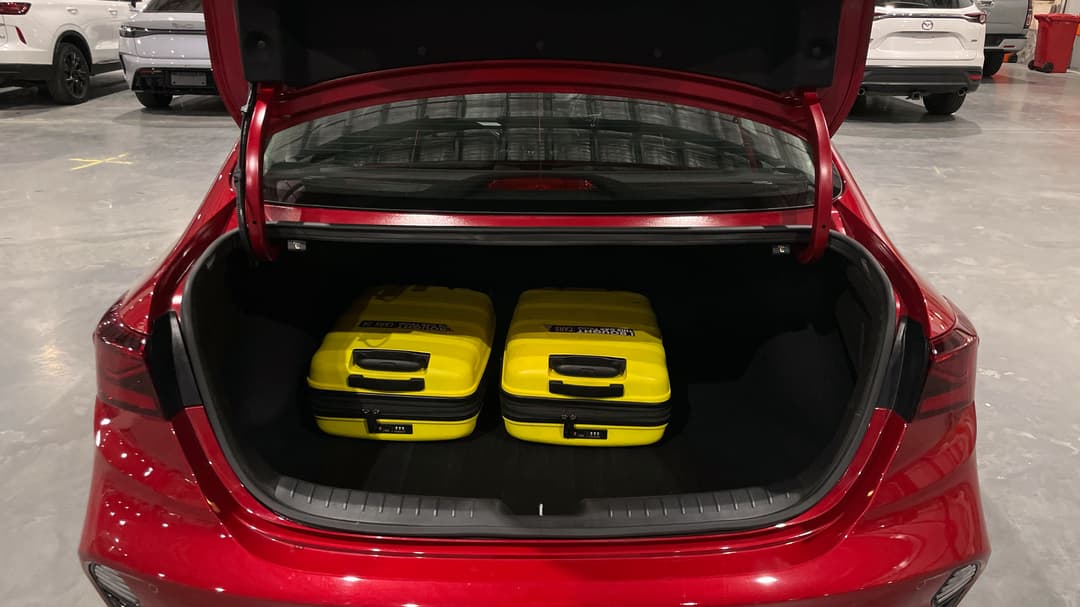2024 Kia Cerato S, Automatic, 17864 km, Boot Inside View with Luggage