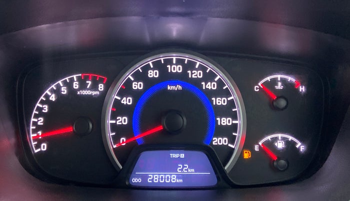 2017 Hyundai Grand i10 SPORTZ 1.2 KAPPA VTVT, Petrol, Manual, 28,008 km, Odometer Image
