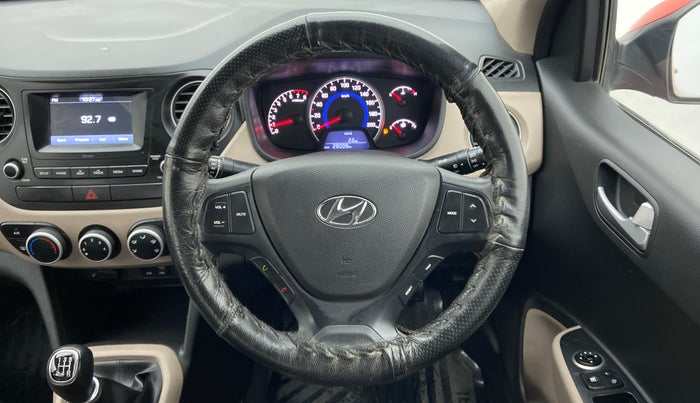 2017 Hyundai Grand i10 SPORTZ 1.2 KAPPA VTVT, Petrol, Manual, 28,008 km, Steering Wheel Close Up