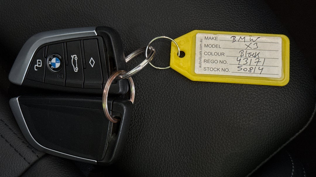 2020 BMW X3 sDrive20i M Sport, Automatic, 70396 km, Key Close-up