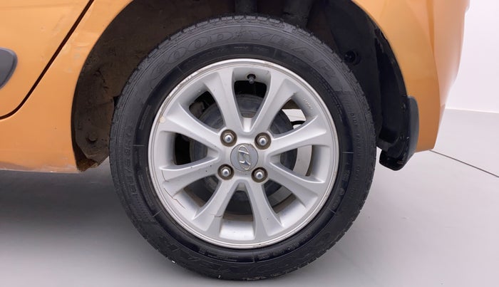 2014 Hyundai Grand i10 ASTA 1.2 AT VTVT, Petrol, Automatic, 76,393 km, Left Rear Wheel