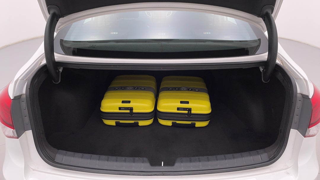 Boot Inside View with Luggage