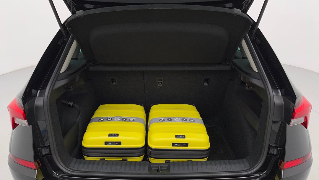 Boot Inside View with Luggage