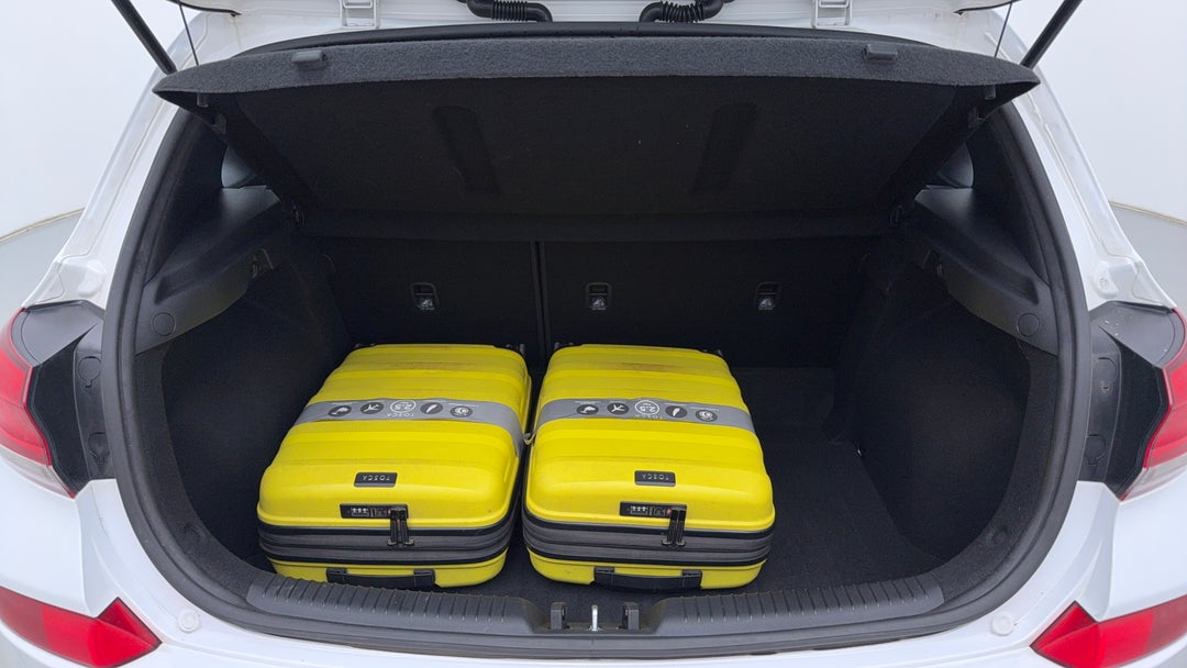 Boot Inside View with Luggage