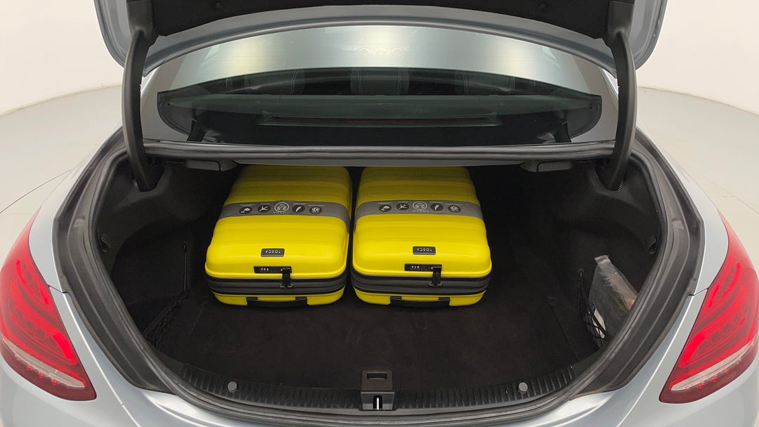 Boot Inside View with Luggage