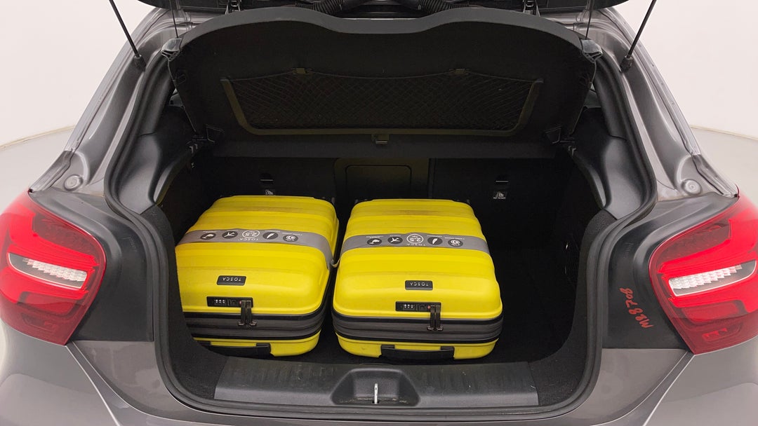 Boot Inside View with Luggage