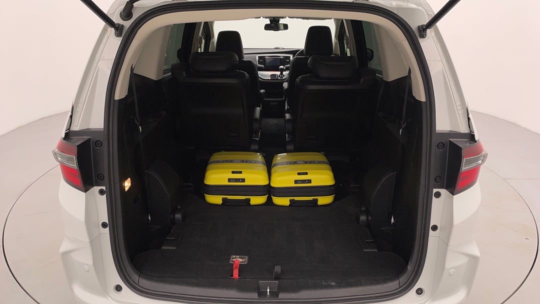 Boot Inside View with Luggage