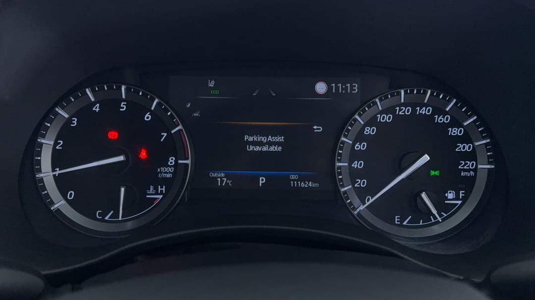 2021 Toyota Kluger Gxl (4x2), Automatic, 111624 km, Odometer View