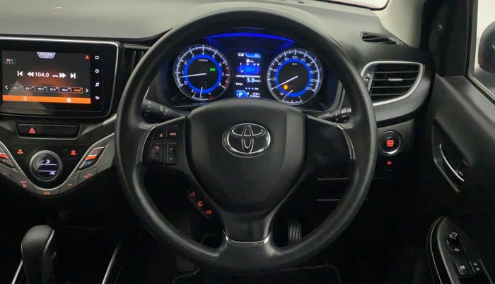2019 Toyota Glanza G CVT, Petrol, Automatic, 21,695 km, Steering Wheel Close Up