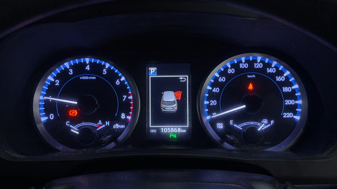 2017 Toyota Kluger Gx (4x2), Automatic, 105868 km, Odometer View