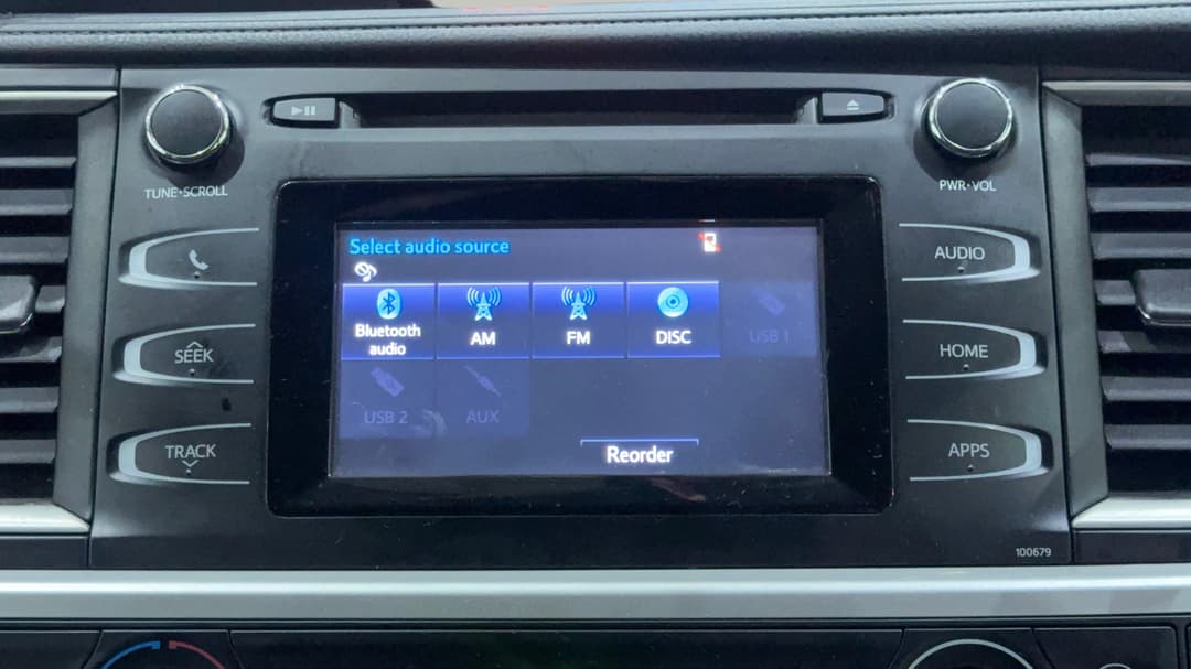 2017 Toyota Kluger Gx (4x2), Automatic, 105868 km, Infotainment System