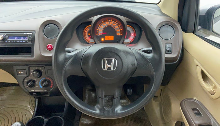 2013 Honda Brio 1.2 EX MT I VTEC, Petrol, Manual, 40,497 km, Steering Wheel Close Up