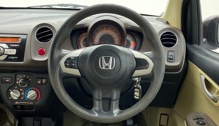 2013 Honda Brio 1.2 V MT I VTEC, Petrol, Manual, 61,521 km, Steering Wheel Close Up