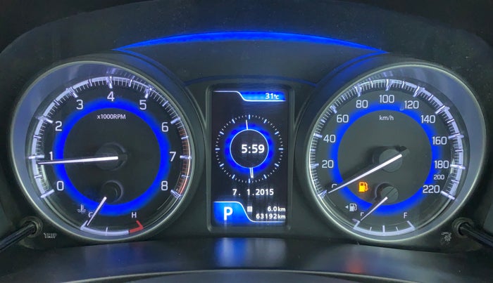 2017 Maruti Baleno ZETA 1.2 K12 AMT, Petrol, Automatic, Odometer Image