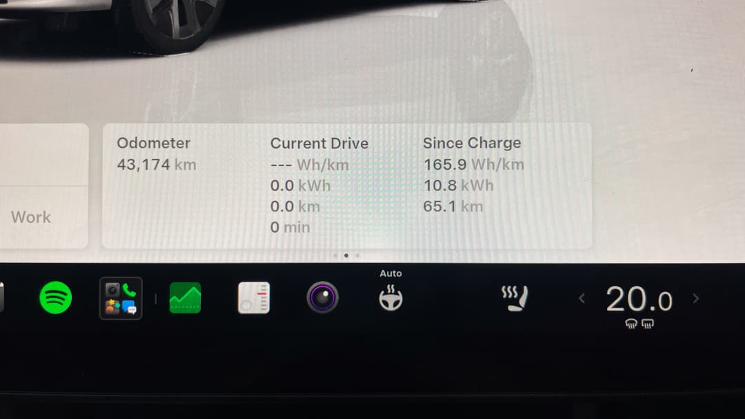 2023 Tesla Model Y Rear-wheel Drive, Automatic, 43174 km, Odometer View