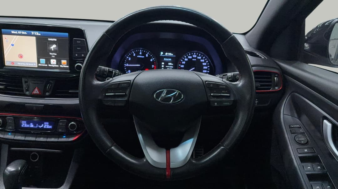 2017 Hyundai i30 Sr, Automatic, 135492 km, Steering Wheel Close-up