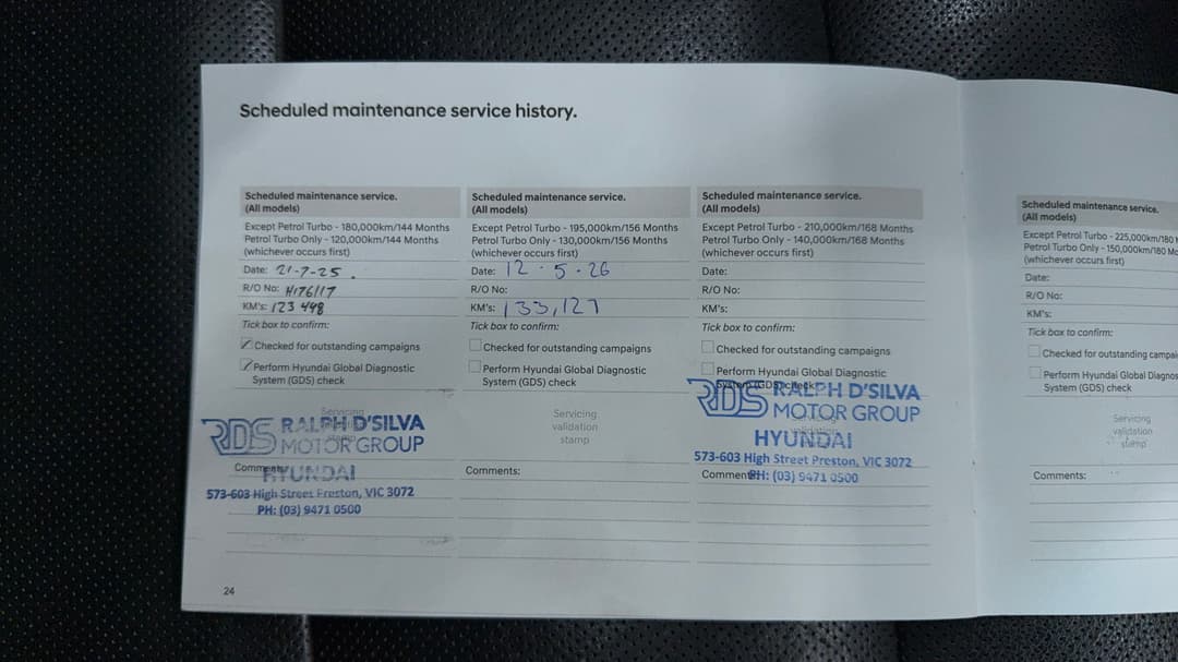 2017 Hyundai i30 Sr, Automatic, 135492 km, Service History