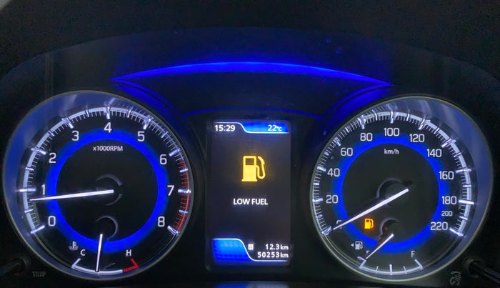 2021 Maruti Baleno ALPHA PETROL 1.2, CNG, Manual, 50,253 km, Odometer Image