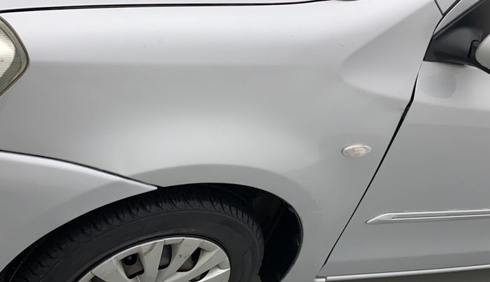 2011 Toyota Etios G, Petrol, Manual, 71,426 km, Left fender - Slightly dented