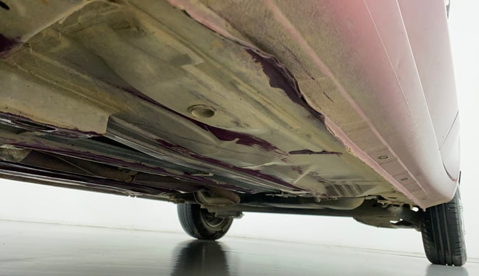 2018 Datsun Go T, Petrol, Manual, 75,254 km, Right Side Underbody