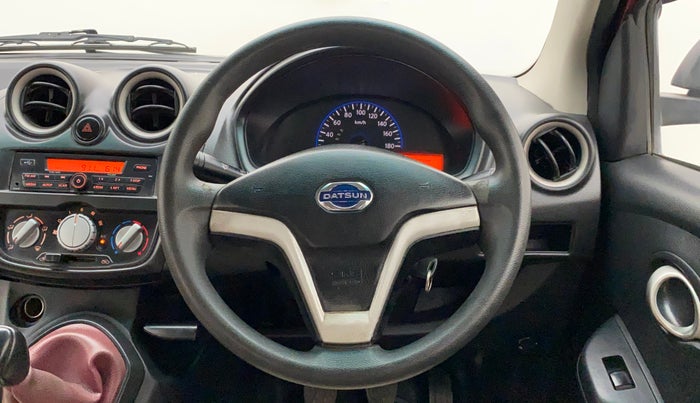 2018 Datsun Go T, Petrol, Manual, 75,254 km, Steering Wheel Close Up