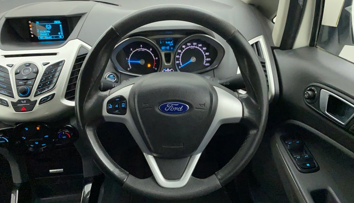 2016 Ford Ecosport TITANIUM+ 1.5L DIESEL, Diesel, Manual, 1,22,112 km, Steering Wheel Close Up