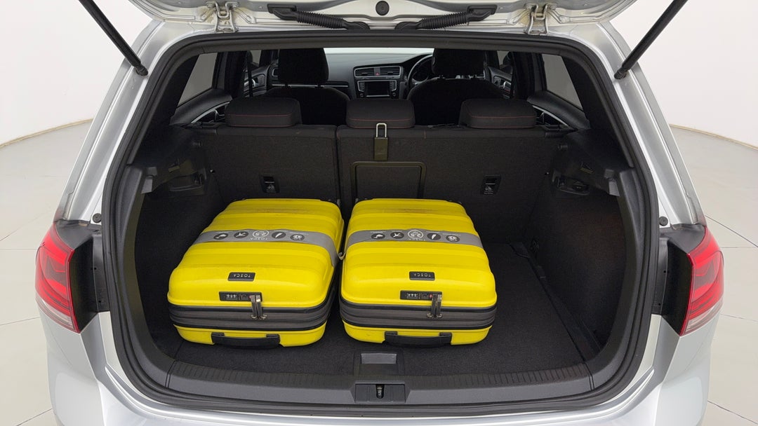 Boot Inside View with Luggage
