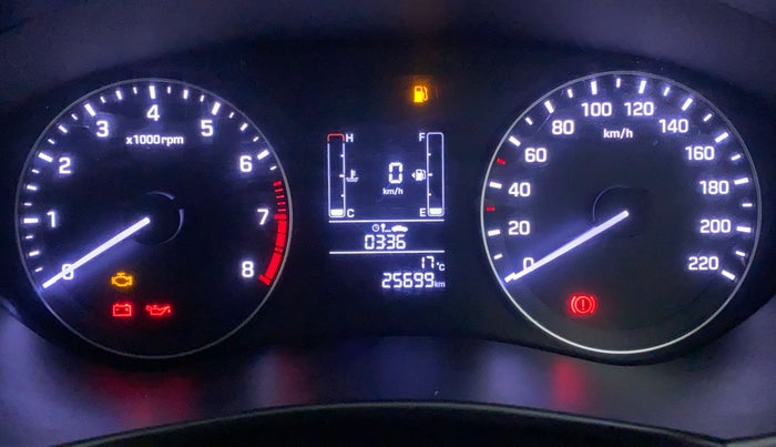 2016 Hyundai Elite i20 SPORTZ 1.2, Petrol, Manual, 25,697 km, Odometer View