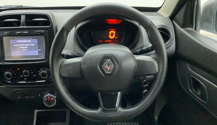 2017 Renault Kwid RXT 1.0 AMT (O), Petrol, Automatic, 63,670 km, Steering Wheel Close Up
