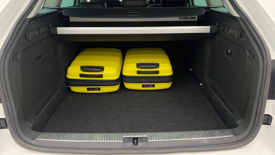 Boot Inside View with Luggage
