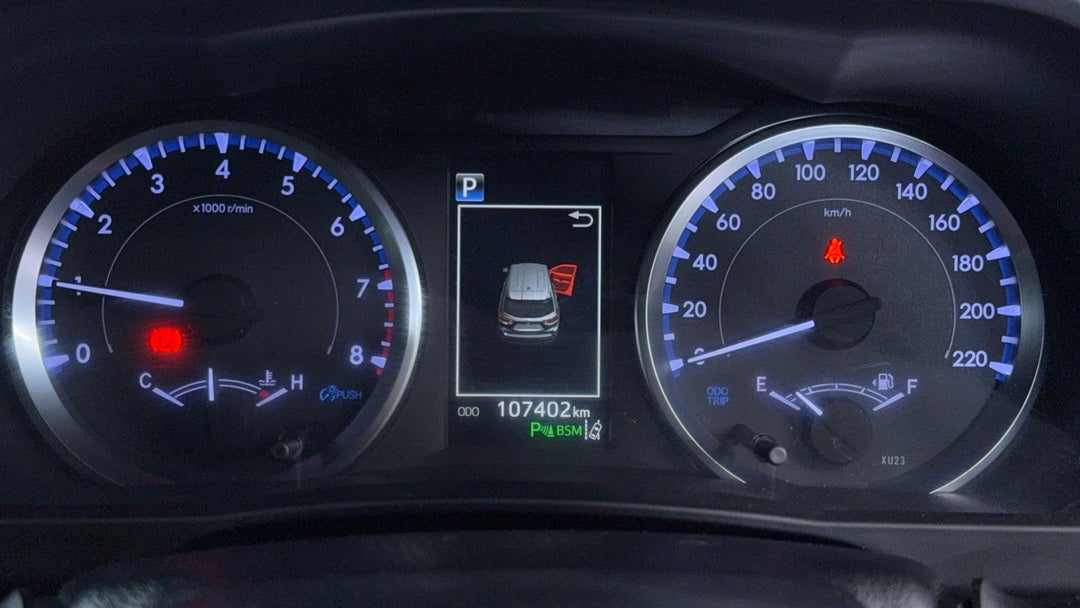 2019 Toyota Kluger Gx (4x2), Automatic, 107402 km, Odometer View