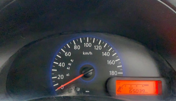 2014 Datsun Go T, Petrol, Manual, 65,039 km, Odometer Image