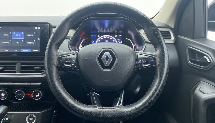 2021 Renault Kiger RXZ CVT 1.0 TURBO DUAL TONE, Petrol, Automatic, 18,596 km, Steering Wheel Close Up