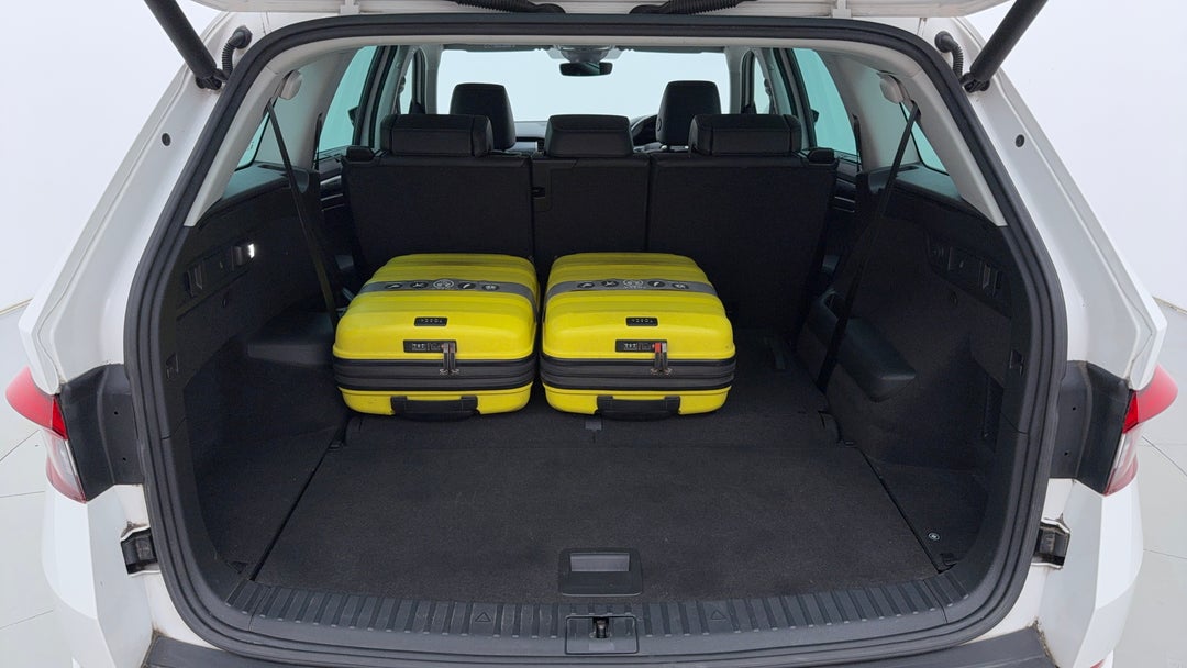 Boot Inside View with Luggage
