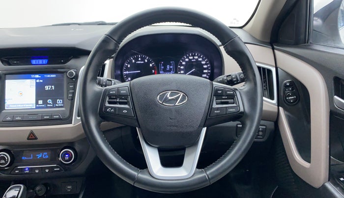 2019 Hyundai Creta SX AT 1.6 PETROL, Petrol, Automatic, 13,948 km, Steering Wheel Close Up