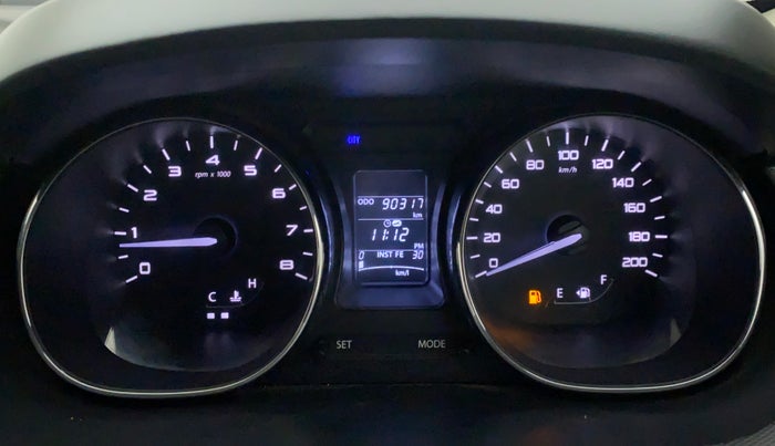 2018 Tata Tiago XZ PETROL, Petrol, Manual, 90,317 km, Odometer Image