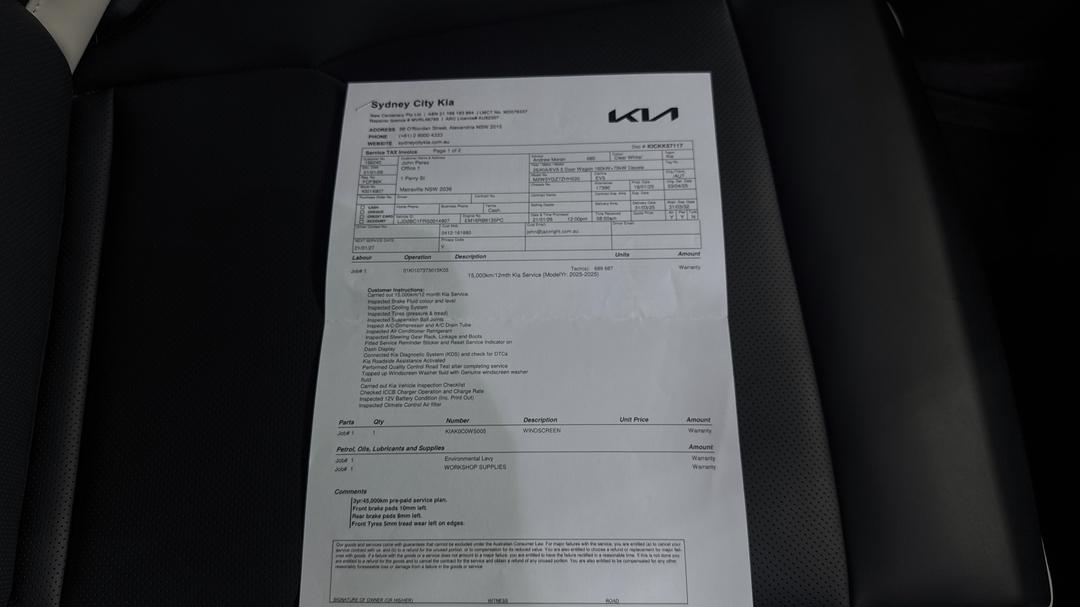 2025 Kia Ev5 Gt-line AWD Lr, Automatic, 23265 km, Service History