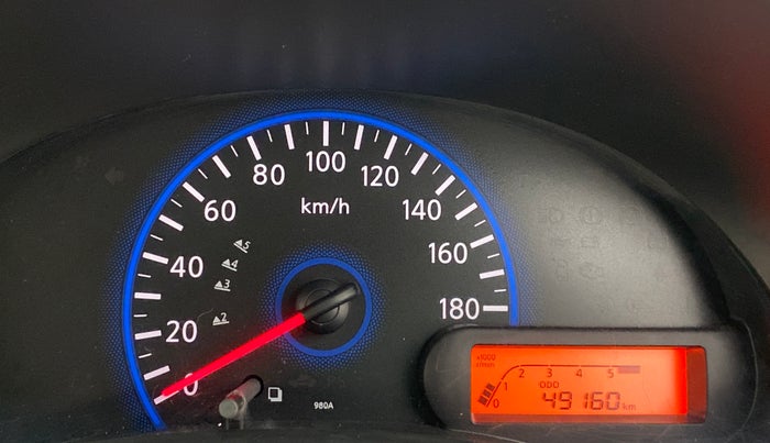 2014 Datsun Go T, Petrol, Manual, 49,519 km, Odometer Image