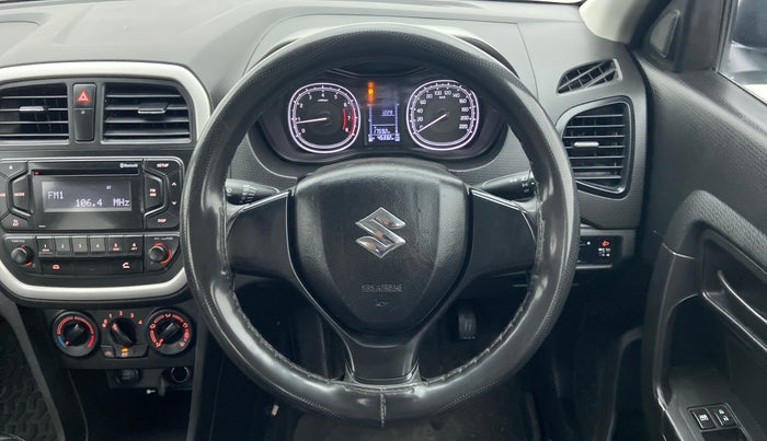 2021 Maruti Vitara Brezza LXI, Petrol, Manual, 45,332 km, Steering Wheel Close Up