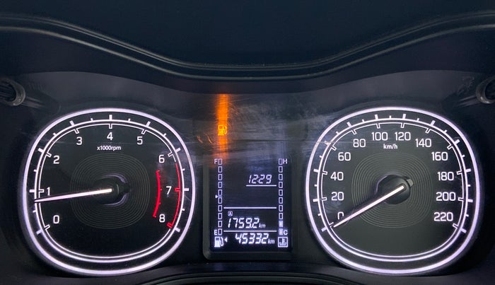 2021 Maruti Vitara Brezza LXI, Petrol, Manual, 45,332 km, Odometer Image