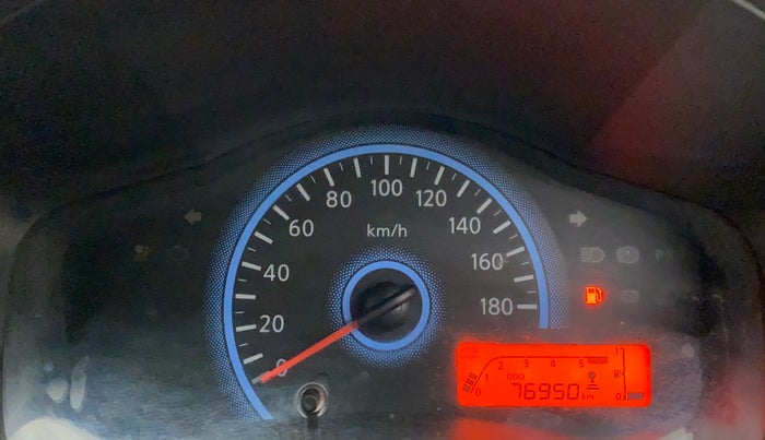 2017 Datsun Redi Go T (O), Petrol, Manual, 77,062 km, Odometer Image