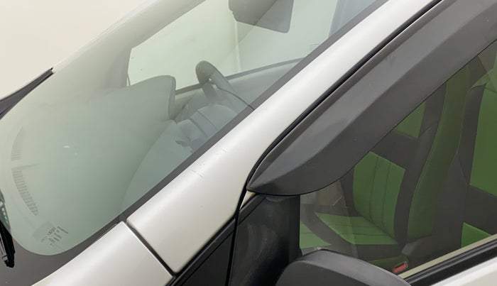 2017 Datsun Redi Go T (O), Petrol, Manual, 77,062 km, Left A pillar - Minor scratches