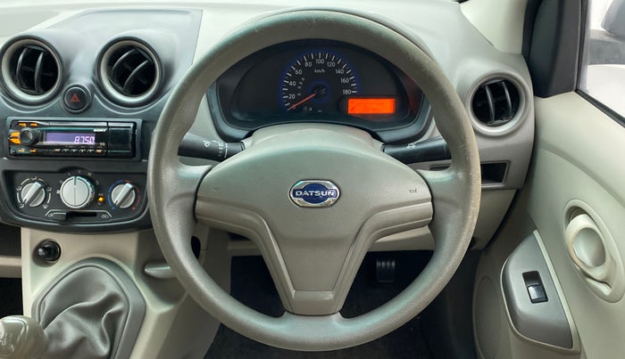 2014 Datsun Go T, Petrol, Manual, 60,785 km, Steering Wheel Close Up